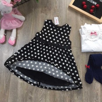 váy gto chấm bi 2 lớp-V915125